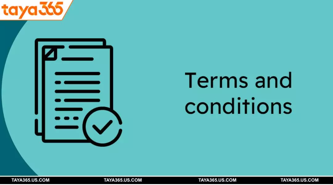 TAYA365 user agreement and account rights overview