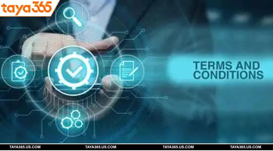 User reviewing TAYA365 terms for safe usage